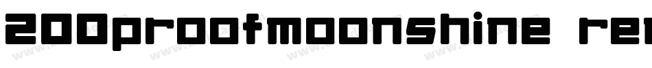 200proofmoonshine remix字体转换